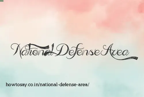 National Defense Area