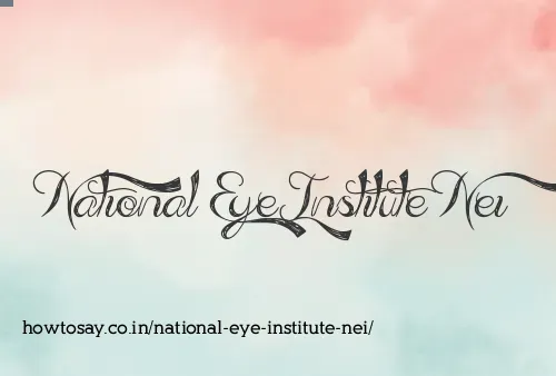 National Eye Institute Nei