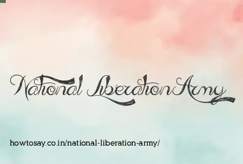 National Liberation Army