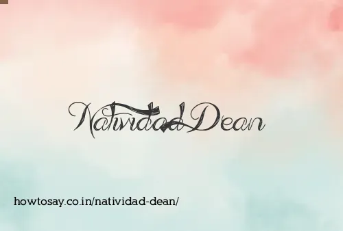 Natividad Dean