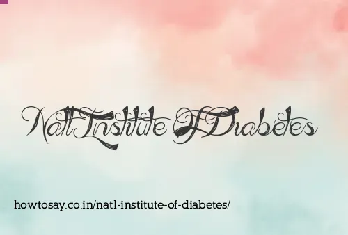 Natl Institute Of Diabetes