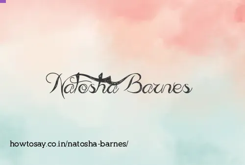 Natosha Barnes