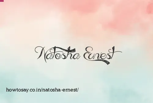 Natosha Ernest