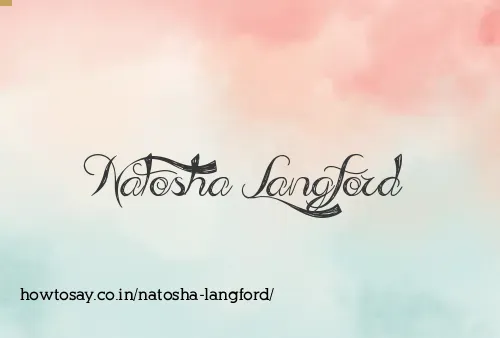 Natosha Langford