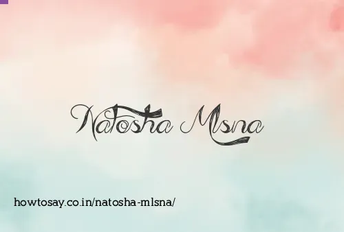 Natosha Mlsna