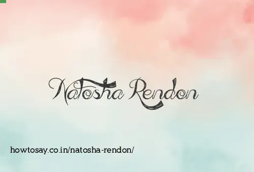 Natosha Rendon