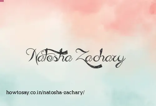 Natosha Zachary