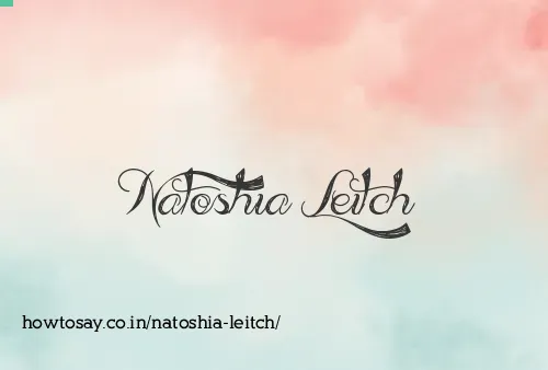 Natoshia Leitch