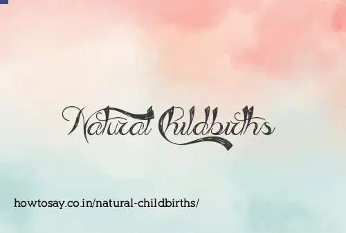 Natural Childbirths