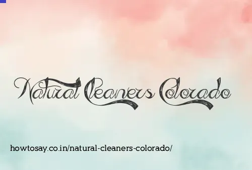 Natural Cleaners Colorado