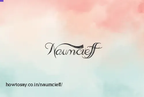 Naumcieff