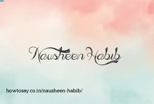 Nausheen Habib