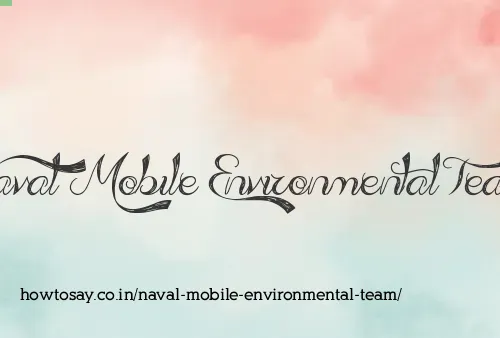 Naval Mobile Environmental Team