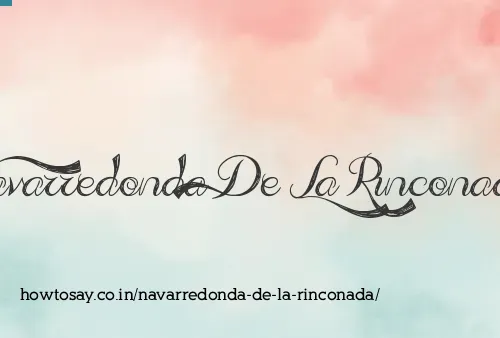 Navarredonda De La Rinconada