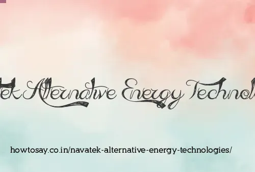 Navatek Alternative Energy Technologies