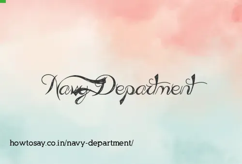 Navy Department