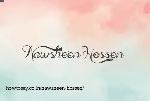Nawsheen Hossen