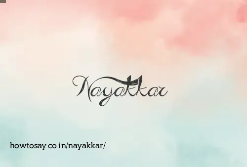 Nayakkar