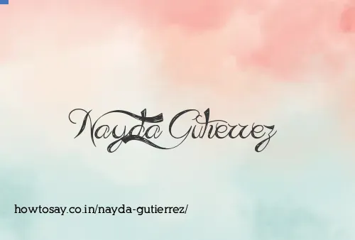 Nayda Gutierrez