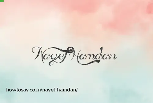 Nayef Hamdan