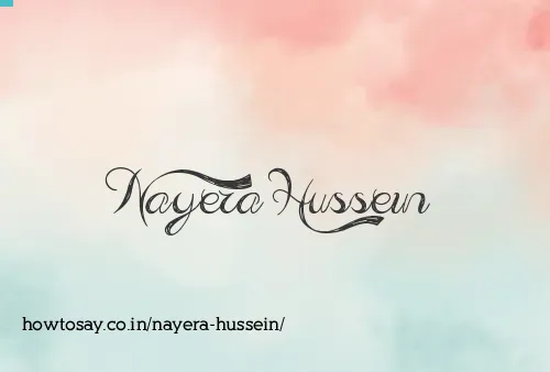 Nayera Hussein