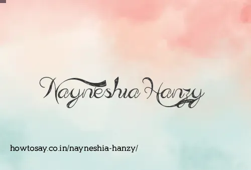 Nayneshia Hanzy