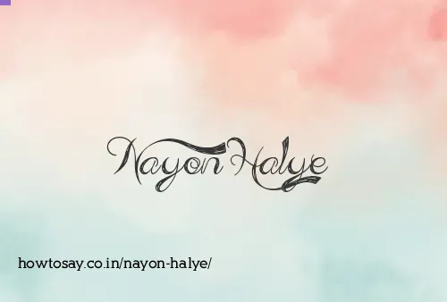 Nayon Halye