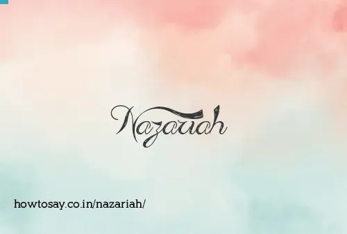 Nazariah