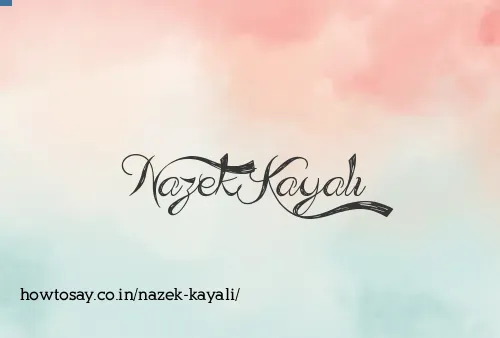 Nazek Kayali
