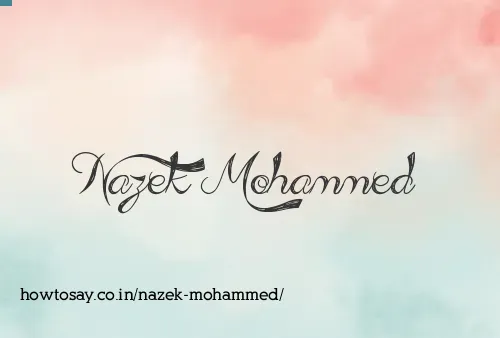 Nazek Mohammed