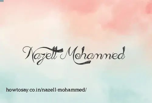 Nazell Mohammed