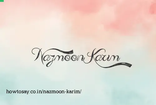 Nazmoon Karim