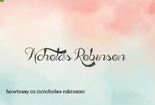Ncholas Robinson