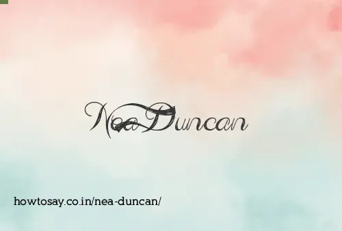Nea Duncan