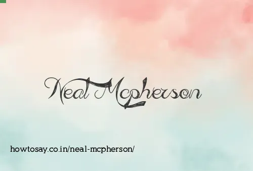 Neal Mcpherson