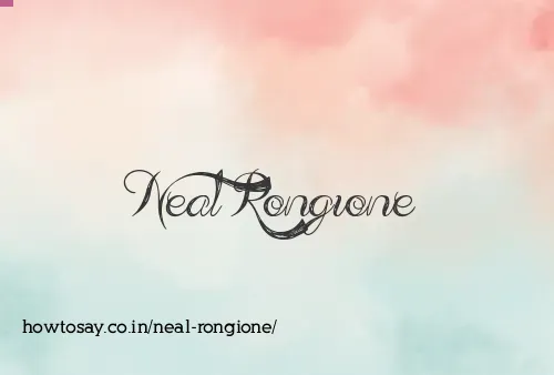 Neal Rongione