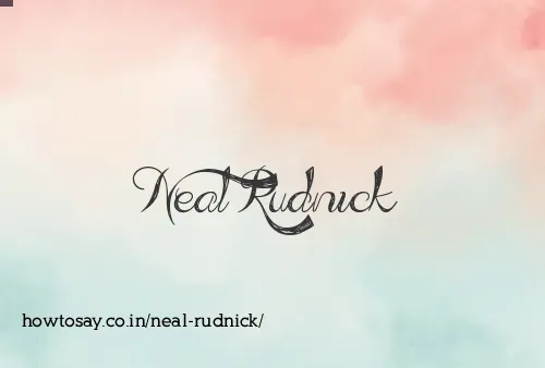 Neal Rudnick
