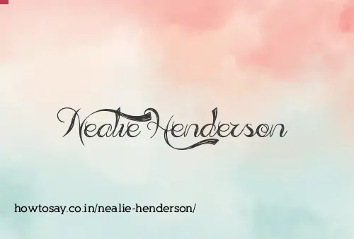 Nealie Henderson