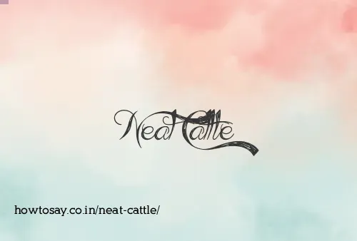 Neat Cattle