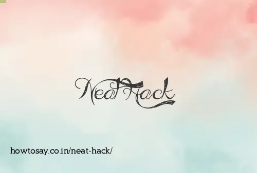 Neat Hack