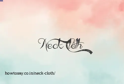 Neck Cloth