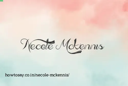 Necole Mckennis