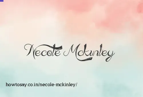 Necole Mckinley