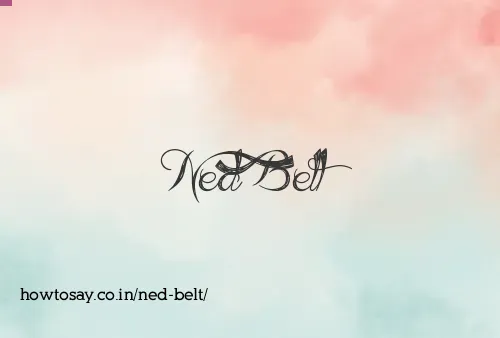Ned Belt