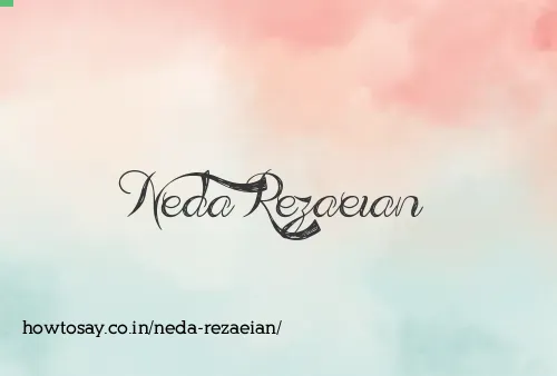 Neda Rezaeian