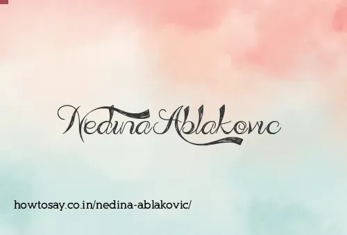 Nedina Ablakovic