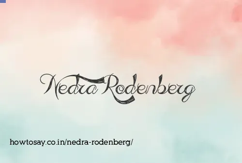 Nedra Rodenberg