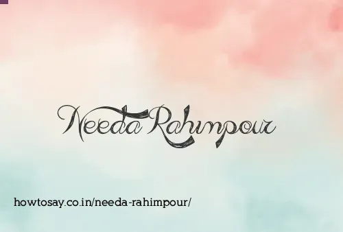 Needa Rahimpour