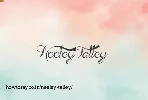Neeley Talley