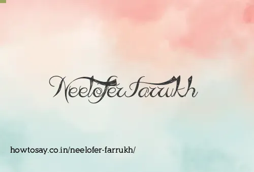 Neelofer Farrukh